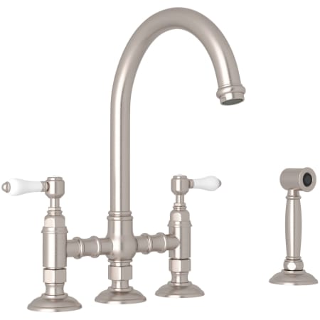 A large image of the Rohl A1461LPWS-2 Satin Nickel