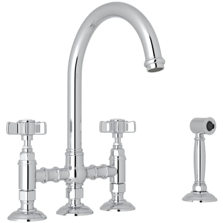 A large image of the Rohl A1461XWS-2 Polished Chrome