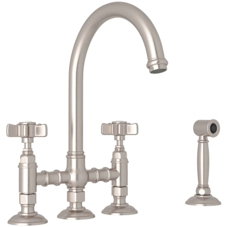 A large image of the Rohl A1461XWS-2 Satin Nickel