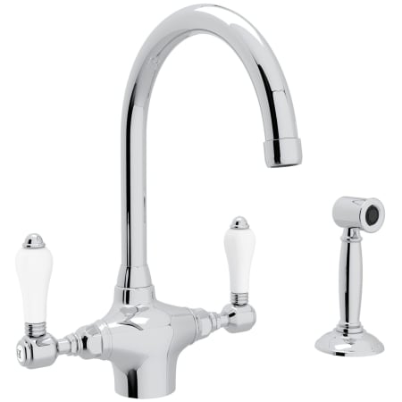 A large image of the Rohl A1676LPWS-2 Polished Chrome
