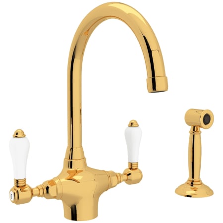 A large image of the Rohl A1676LPWS-2 Italian Brass