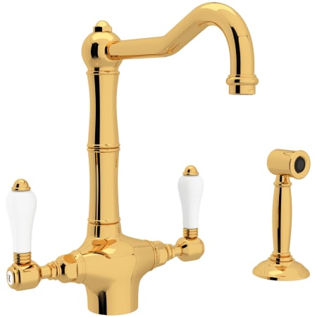 A large image of the Rohl A1679LPWS-2 Italian Brass