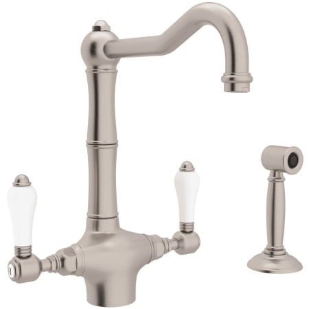 A large image of the Rohl A1679LPWS-2 Satin Nickel