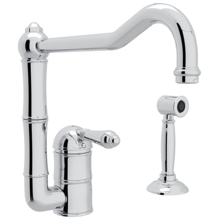 A large image of the Rohl A3608/11LMWS-2 Polished Chrome