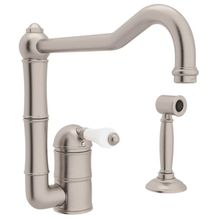 A large image of the Rohl A3608/11LPWS-2 Satin Nickel