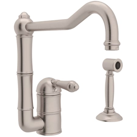 A large image of the Rohl A3608LMWS-2 Satin Nickel