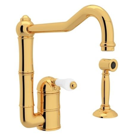 A large image of the Rohl A3608LPWS-2 Italian Brass