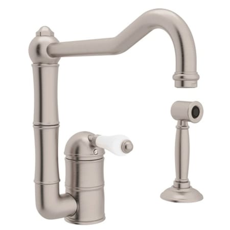 A large image of the Rohl A3608LPWS-2 Satin Nickel