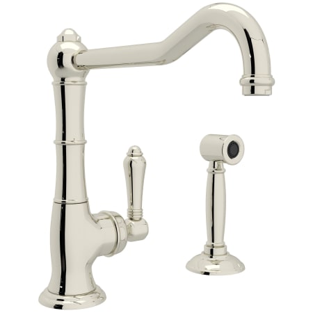 A large image of the Rohl A3650/11LMWS-2 Polished Nickel