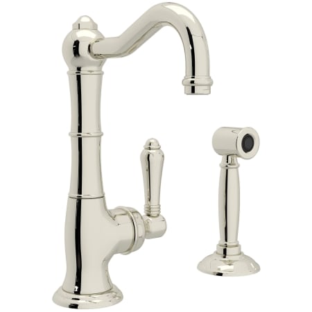 A large image of the Rohl A3650LMWS-2 Polished Nickel