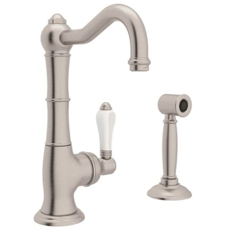 A large image of the Rohl A3650LPWS-2 Satin Nickel