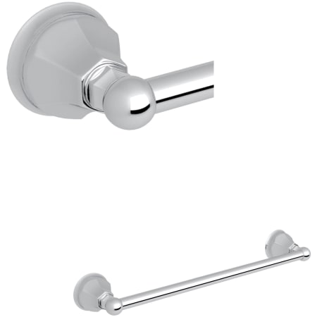 A large image of the Rohl A6886/18 Polished Chrome