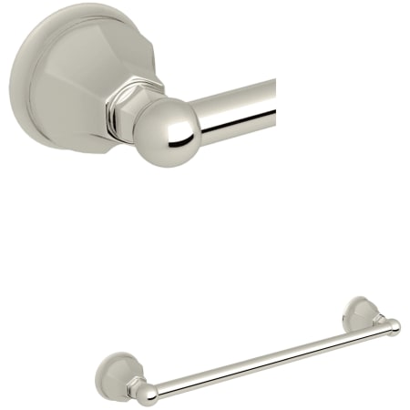A large image of the Rohl A6886/18 Polished Nickel