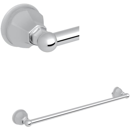 A large image of the Rohl A6886/24 Polished Chrome