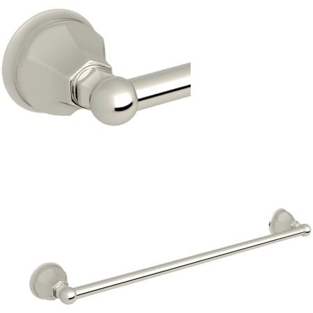 A large image of the Rohl A6886/24 Polished Nickel
