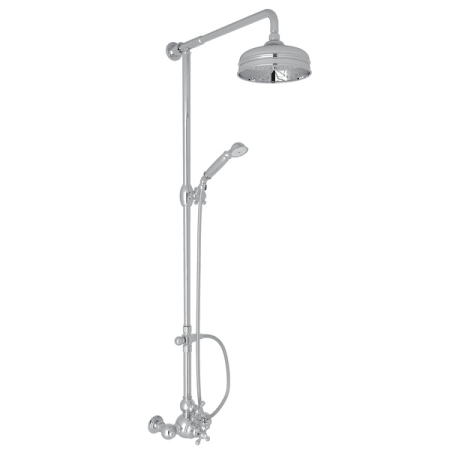 Rohl AC407X-APC Polished Chrome Cisal Shower System with Exposed ...