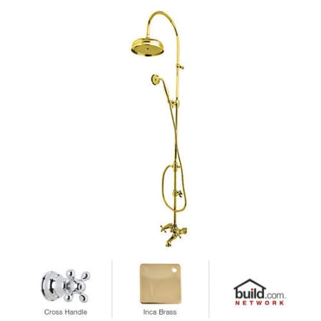 A large image of the Rohl ACKIT13EX Inca Brass