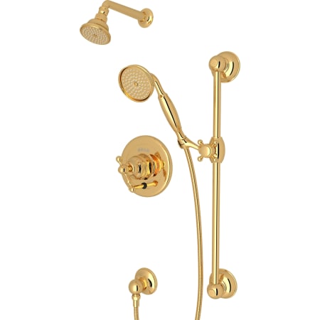 A large image of the Rohl ACKIT28EL Inca Brass
