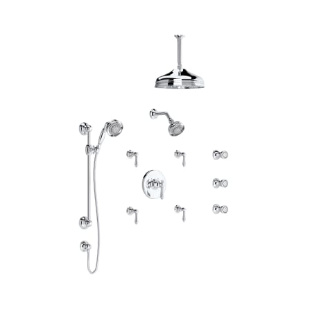 A large image of the Rohl ACQUI-A4914LM-KIT Polished Chrome