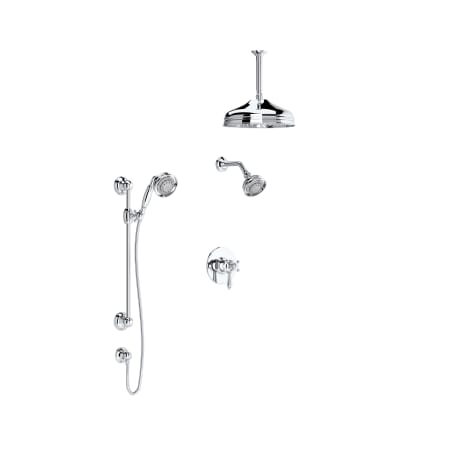 A large image of the Rohl ACQUI-TTD45W1LM-KIT Polished Chrome