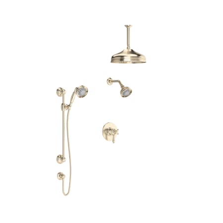 A large image of the Rohl ACQUI-TTD45W1LM-KIT Satin Nickel