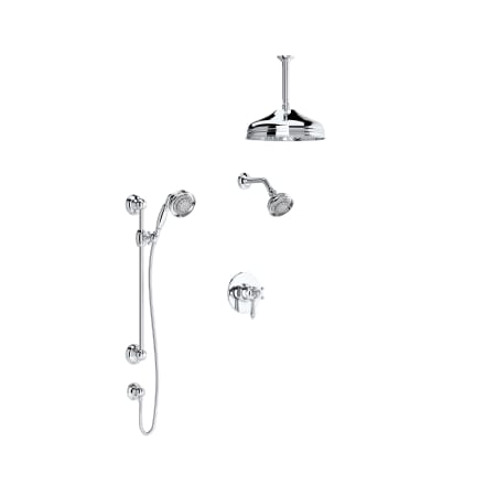 A large image of the Rohl ACQUI-TTD47W1LM-KIT Polished Chrome