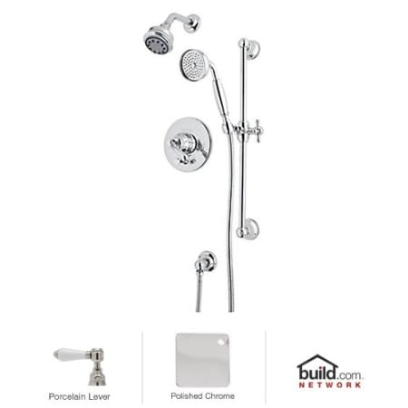 A large image of the Rohl AKIT20ELP Polished Chrome