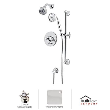 A large image of the Rohl AKIT20EXC Polished Chrome