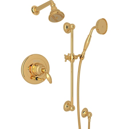 A large image of the Rohl AKIT30ELH Inca Brass