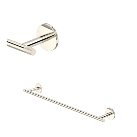 A large image of the Rohl AM25WTB24 Polished Nickel