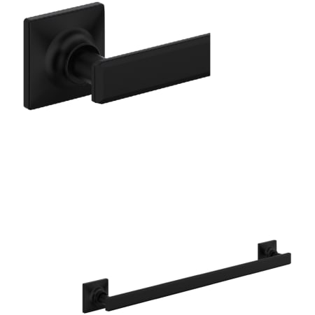 A large image of the Rohl AP25WTB18 Matte Black