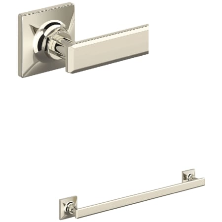 A large image of the Rohl AP25WTB18 Polished Nickel