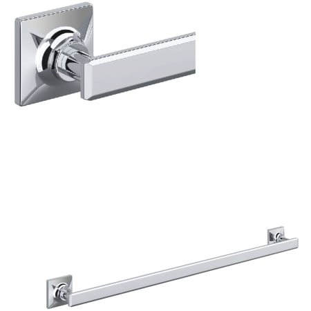 A large image of the Rohl AP25WTB24 Polished Chrome