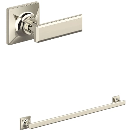 A large image of the Rohl AP25WTB24 Polished Nickel