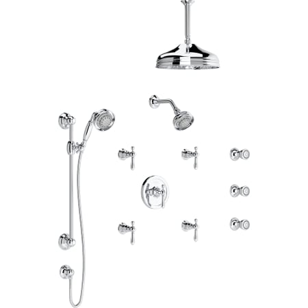 A large image of the Rohl ARCANA-AC720LM-TO-KIT Polished Chrome