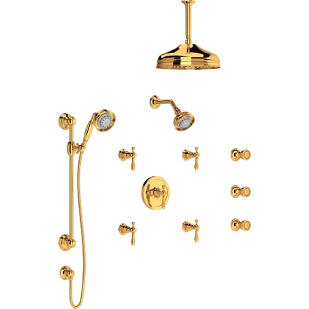 A large image of the Rohl ARCANA-AC720LM-TO-KIT Italian Brass