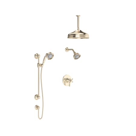 A large image of the Rohl ARCANA-TAC45W1LM-KIT Satin Nickel