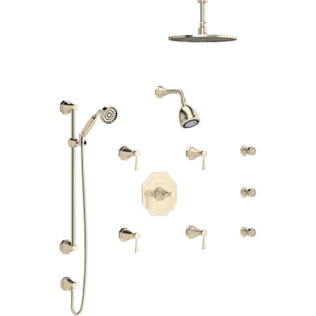 A large image of the Rohl DECO-U.5157LS-TO-KIT Satin Nickel
