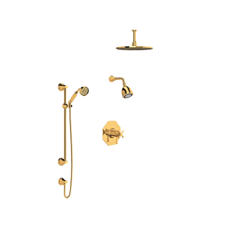 A large image of the Rohl DECO-U.TDC45W1LS-KIT English Gold