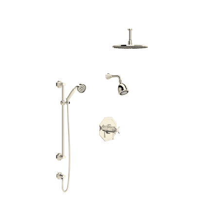 A large image of the Rohl DECO-U.TDC45W1LS-KIT Polished Nickel