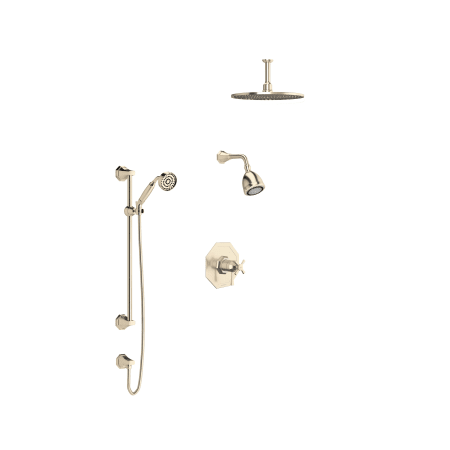 A large image of the Rohl DECO-U.TDC45W1LS-KIT Satin Nickel