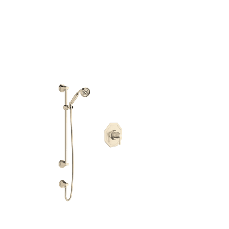 A large image of the Rohl DECO-U.TDC51W1LS-KIT Satin Nickel