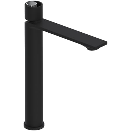 A large image of the Rohl EC02D1IW Matte Black / Polished Chrome