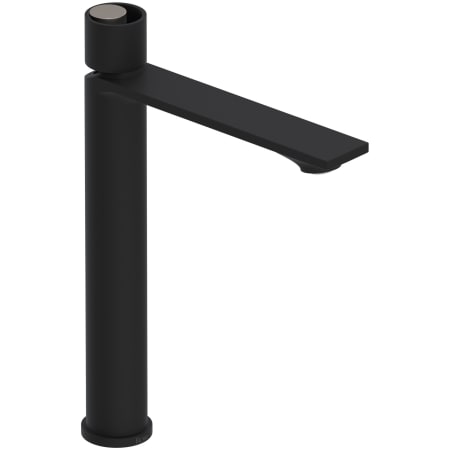 A large image of the Rohl EC02D1IW Matte Black / Satin Nickel