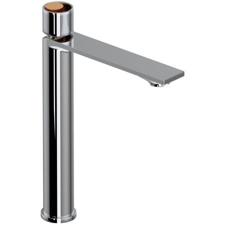 A large image of the Rohl EC02D1IW Polished Chrome / Satin Gold