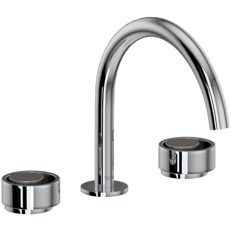 A large image of the Rohl EC08D3IW Polished Chrome / Satin Nickel