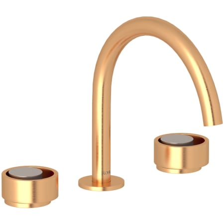 A large image of the Rohl EC08D3IW Satin Gold / Satin Nickel