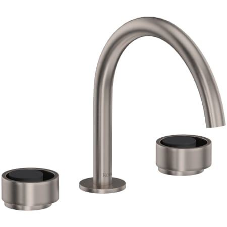 A large image of the Rohl EC08D3IW Satin Nickel / Matte Black