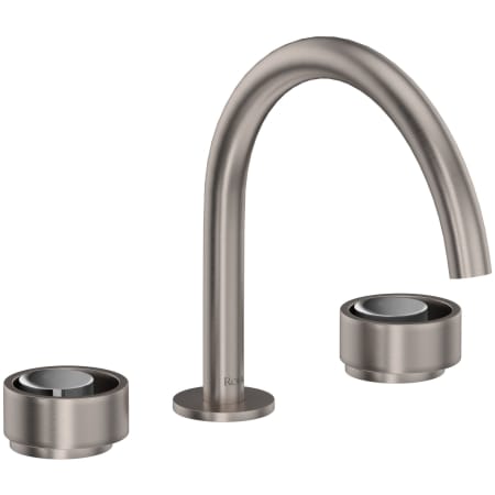 A large image of the Rohl EC08D3IW Satin Nickel / Polished Chrome