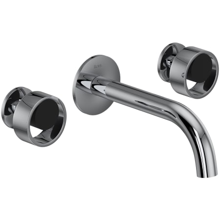 A large image of the Rohl EC08W3IW Polished Chrome / Matte Black